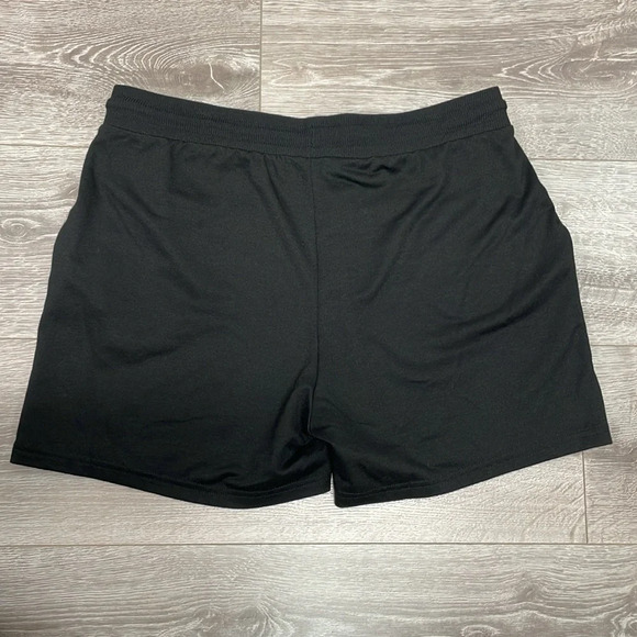 Adrienne Vittadini Sport Shorts Black Pull On Waist Grommet Pocket Detail XL - Picture 12 of 14